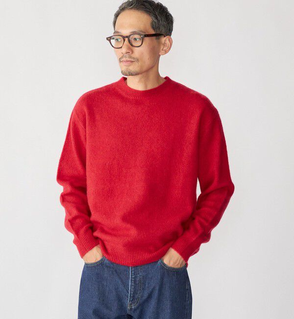 SHIPS「SHIPS: 5ゲージ ヤク ブレンド クルーネック ニット」|ニット・セーター|