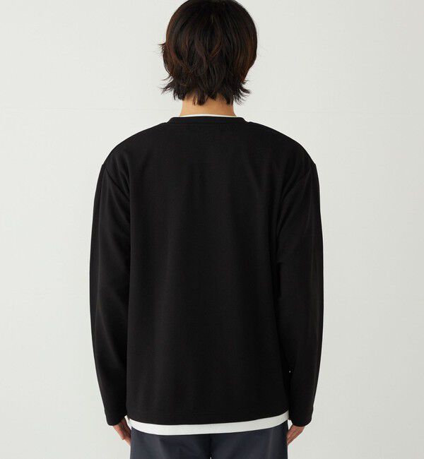 SHIPS Colors 「SHIPS Colors:フクレ ジャカード フェイクレイヤード ロンT」|Tシャツ・カットソー|