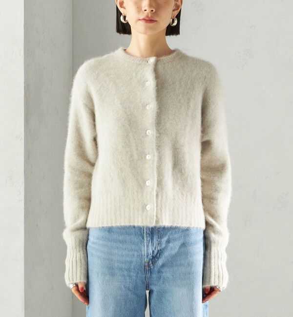 SHIPS for women「【一部WEB限定】〈手洗い可能〉フォックス クルーネック ニット カーディガン」|カーディガン|