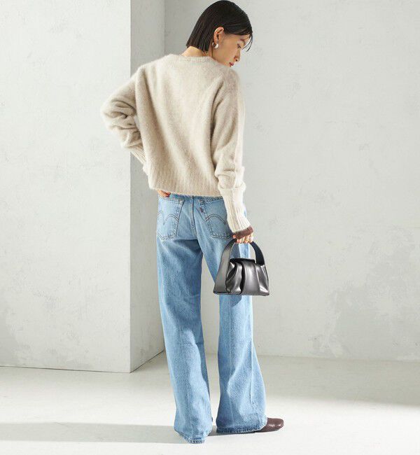 SHIPS for women「【一部WEB限定】〈手洗い可能〉フォックス クルーネック ニット カーディガン」|カーディガン|