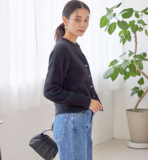 SHIPS for women「【一部WEB限定】〈手洗い可能〉フォックス クルーネック ニット カーディガン」|カーディガン|