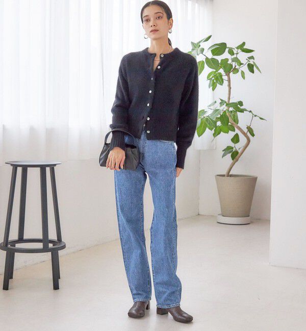 SHIPS for women「【一部WEB限定】〈手洗い可能〉フォックス クルーネック ニット カーディガン」|カーディガン|