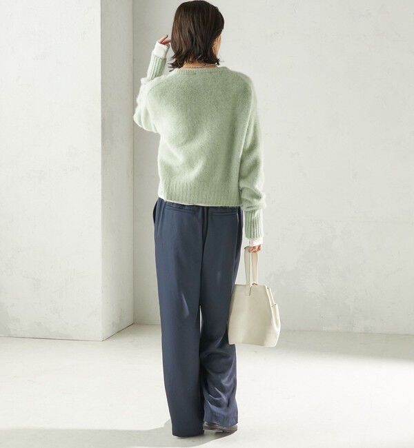 SHIPS for women「【一部WEB限定】〈手洗い可能〉フォックス クルーネック ニット カーディガン」|カーディガン|