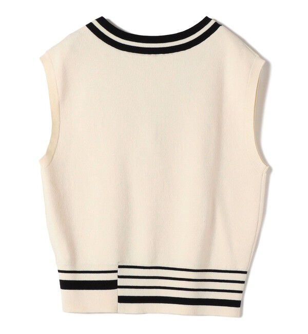 SHIPS for women「【WEB限定】〈手洗い可能〉チルデン ニット ベスト」|ベスト・ジレ|