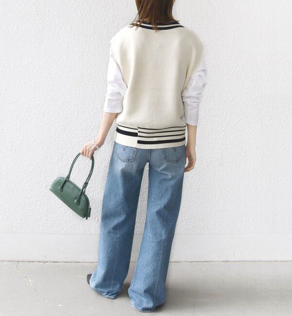 SHIPS for women「【WEB限定】〈手洗い可能〉チルデン ニット ベスト」|ベスト・ジレ|