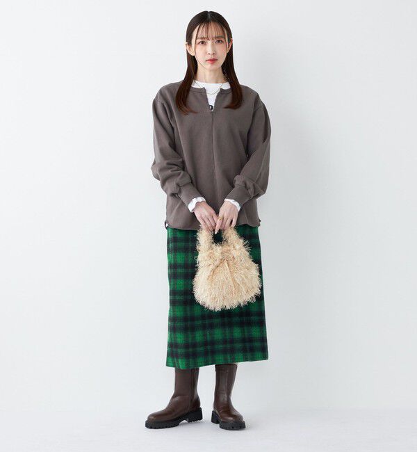 SHIPS Colors 「SHIPS Colors:〈手洗い可能〉USA 裏毛 スキッパー プルオーバー」|Tシャツ・カットソー|