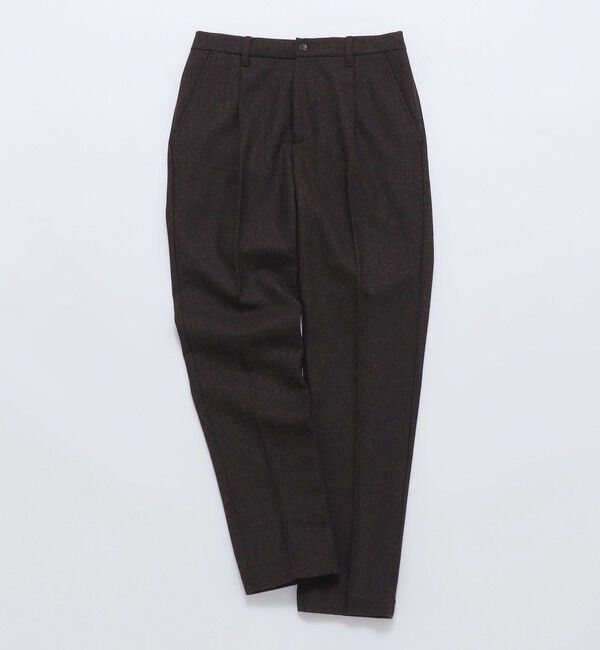 SHIPS Colors 「SHIPS Colors:T/W ツイード イージー スラックス(セットアップ対応可能)◇」|スラックス|ブラウン