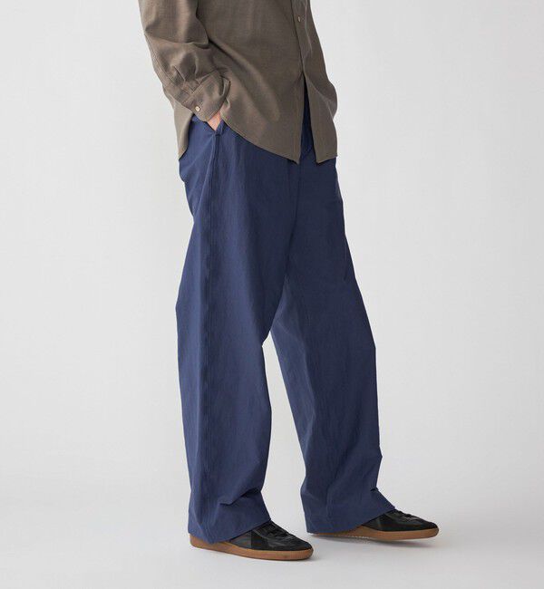 SHIPS「SHIPS: AUTHENTIC ナイロン カルゼ ワイド パンツ」|その他|