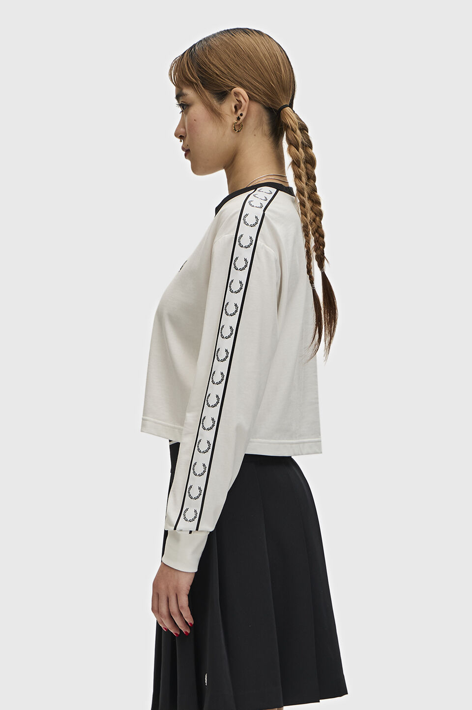 FRED PERRY 「Taped Long Sleeve T-Shirt」|Tシャツ・カットソー|