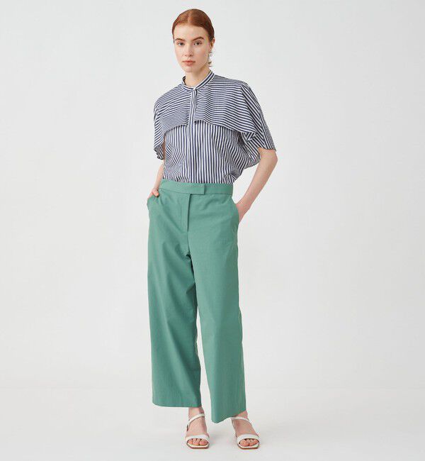 ドライツイル セミワイドクロップドパンツ（TOMORROWLAND collection