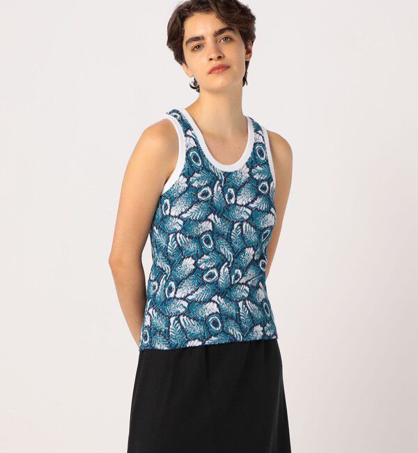 GALERIE VIE「リーフジャカードニット タンクトップ」|ニット・セーター|