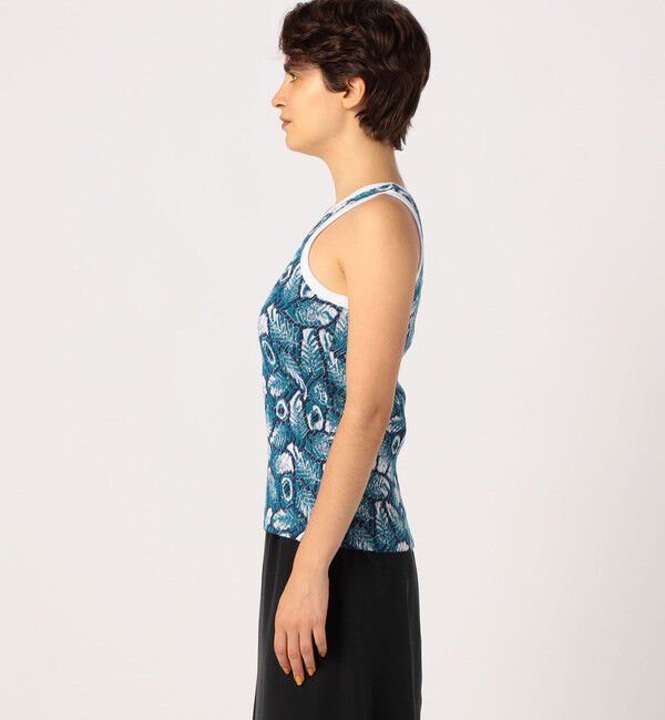 GALERIE VIE「リーフジャカードニット タンクトップ」|ニット・セーター|