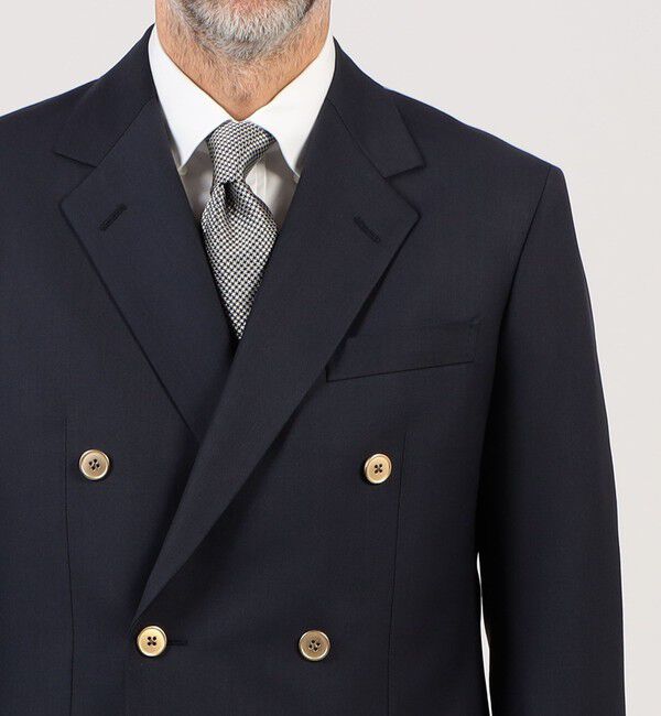 TOMORROWLAND MENS「ウールツイル ダブルブレステッド6Bジャケット Dormeuil Barathea」|テーラードジャケット|