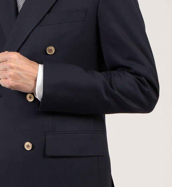 TOMORROWLAND MENS「ウールツイル ダブルブレステッド6Bジャケット Dormeuil Barathea」|テーラードジャケット|