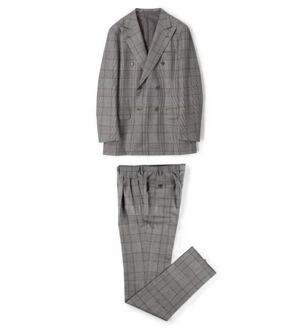 TOMORROWLAND MENS「ウール ダブルブレステッド6Bスーツ DELFINO Bi-Stretch」|スーツ|16 グレー系