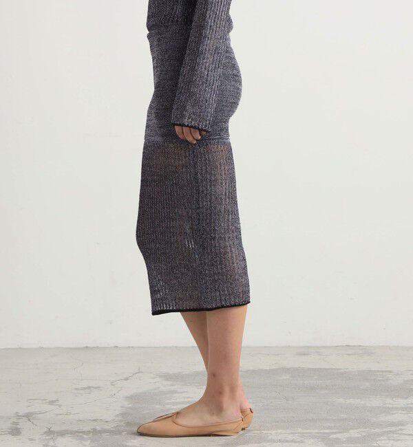BACCA「ポリエステルレース ニットチューブスカート」|スカート|