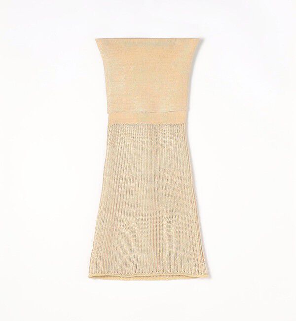 BACCA「ポリエステルレース ニットチューブスカート」|スカート|92 ゴールド系