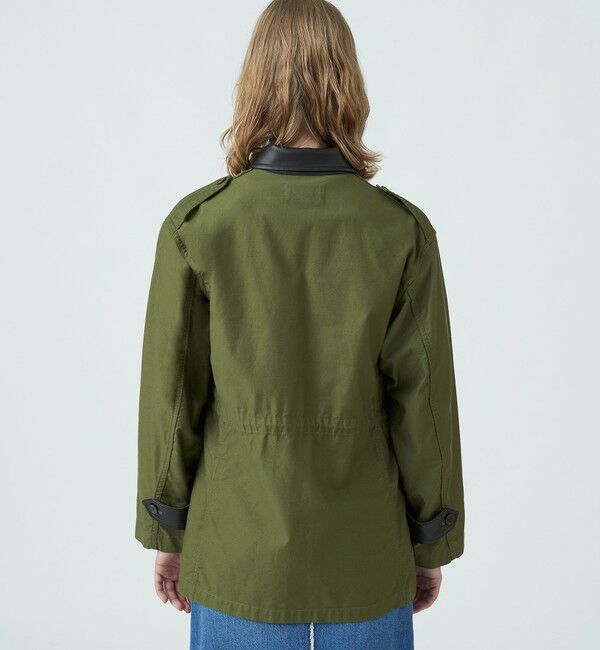 MACPHEE「スラブバックサテン ミリタリージャケット」|ミリタリージャケット|