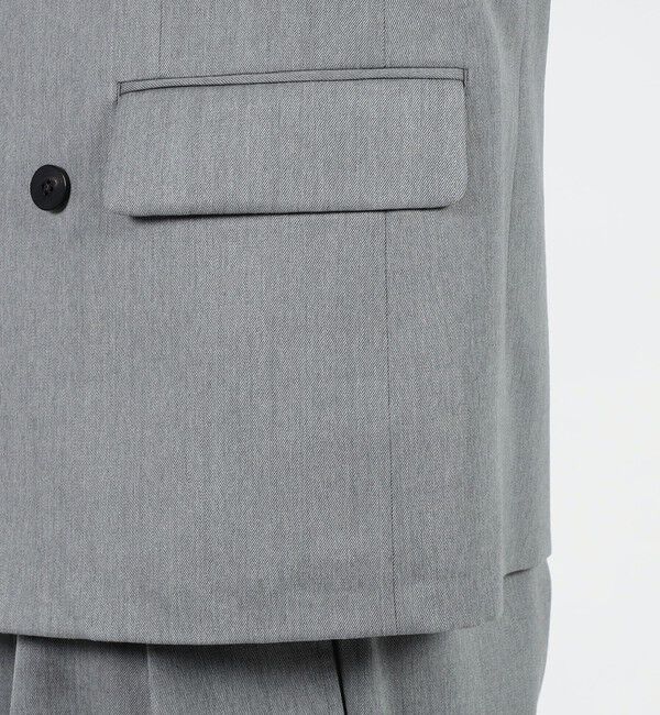 Edition「ウールモヘヤピークドラペルダブルジャケット」|テーラードジャケット|