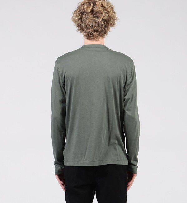 JAMES PERSE「ブラッシュドコットン ヘンリーネックプルオーバー MBEL3613」|Tシャツ・カットソー|