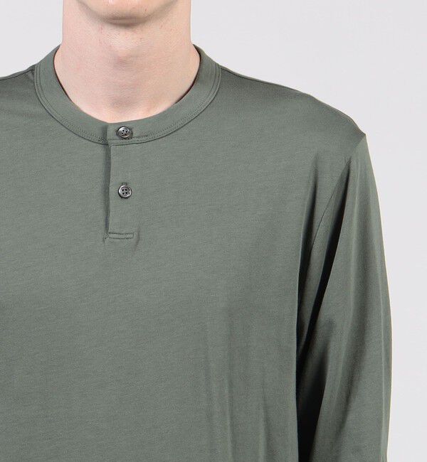 JAMES PERSE「ブラッシュドコットン ヘンリーネックプルオーバー MBEL3613」|Tシャツ・カットソー|