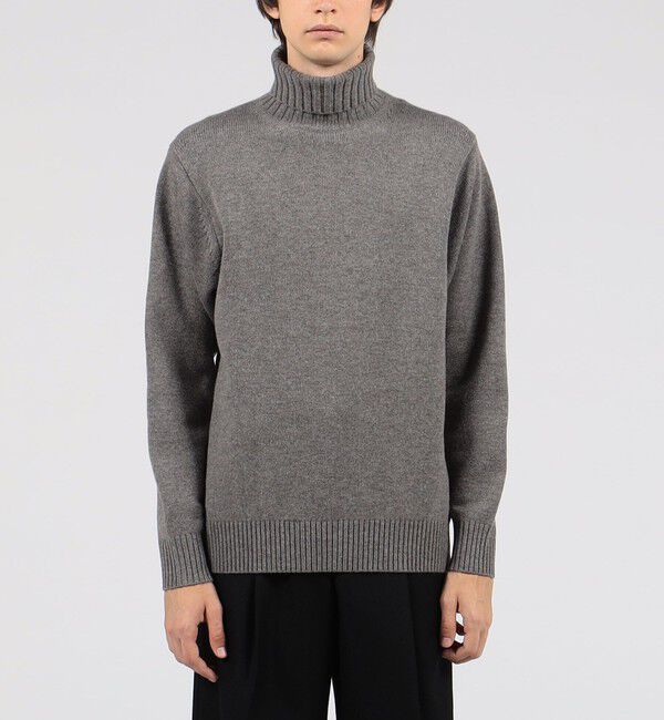 TOMORROWLAND MENS「TOMORROWLAND TRICOT スーパーファインラムウール タートルネックニット」|ニット・セーター|