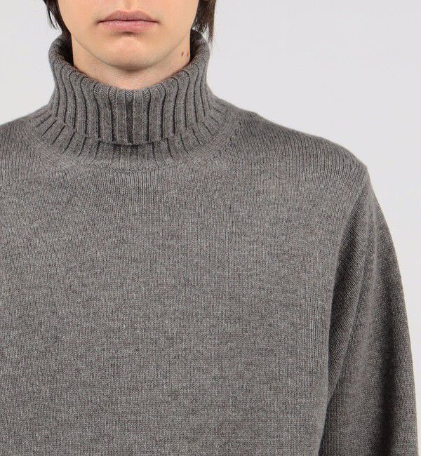 TOMORROWLAND MENS「TOMORROWLAND TRICOT スーパーファインラムウール タートルネックニット」|ニット・セーター|