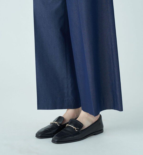 TOMORROWLAND collection「コットンシルクデニム ワイドストレートパンツ」|その他|