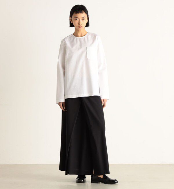 Edition「トロピカルウール ラップロングスカート」|スカート|