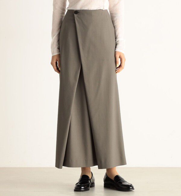 Edition「トロピカルウール ラップロングスカート」|スカート|