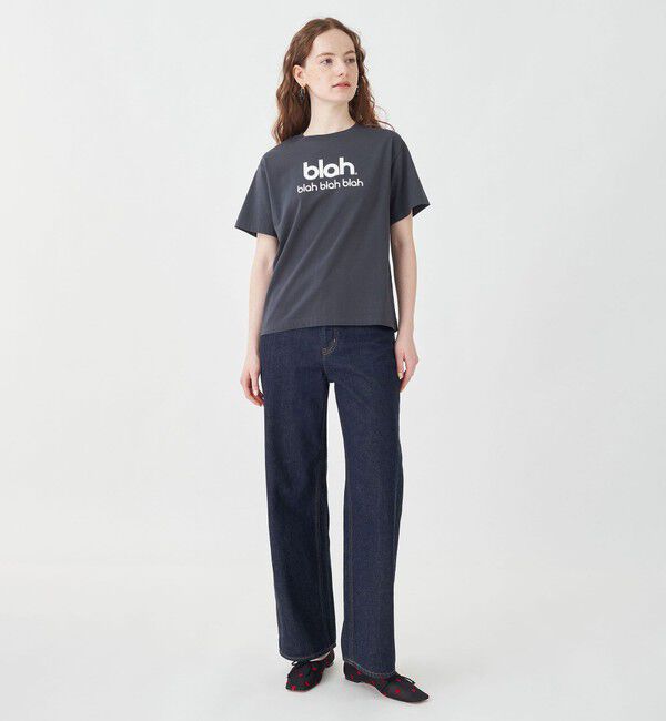 MACPHEE「コットンロゴプリント Tシャツ」|Tシャツ・カットソー|