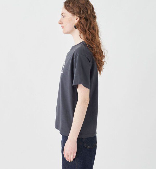 MACPHEE「コットンロゴプリント Tシャツ」|Tシャツ・カットソー|