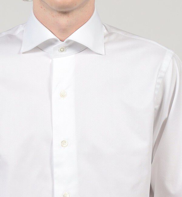 TOMORROWLAND MENS「120/2フレンチツイル ワイドスプレッドカラードレスシャツ」|シャツ・ブラウス|