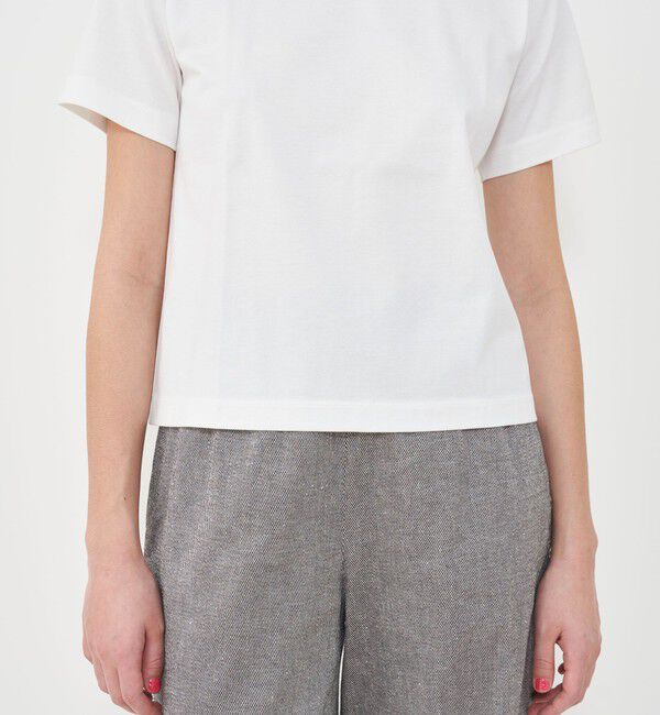 GALERIE VIE「ファインコットン クルーネックTシャツ」|Tシャツ・カットソー|