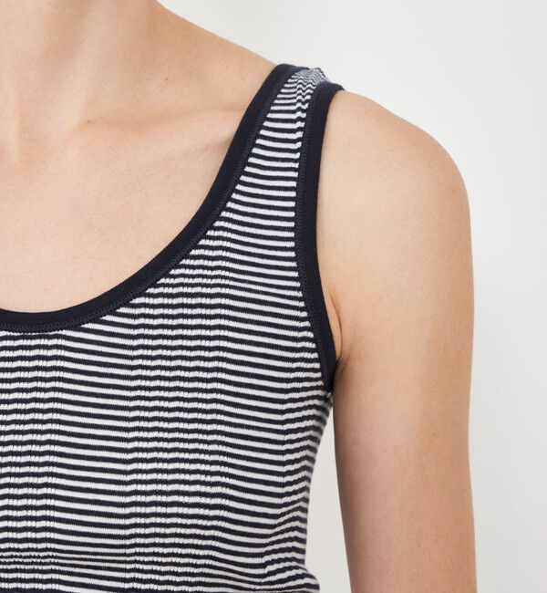 GALERIE VIE「コットンランダムリブ タンクトップ」|タンクトップ|