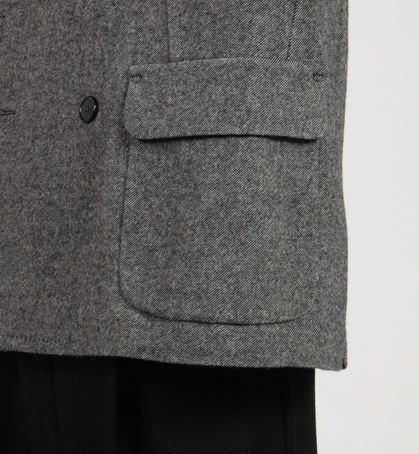 TOMORROWLAND MENS「タスマニアラムウール ダブルブレステッド6Bジャケット」|テーラードジャケット|