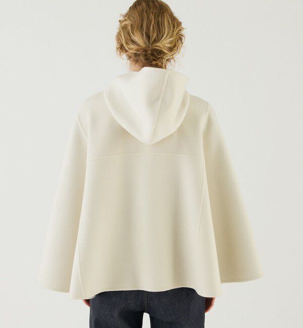 GALERIE VIE「ウールダブルフェイス フーテッドポンチョ」|ポンチョ・ケープ|