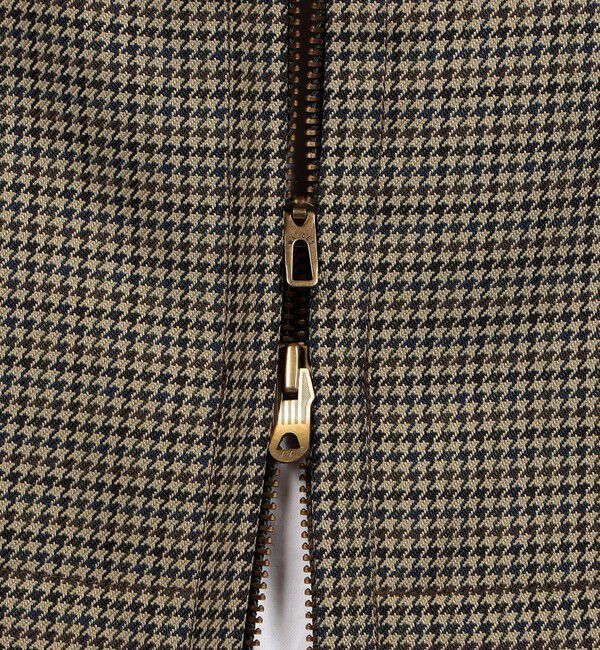 TOMORROWLAND MENS「ポリエステル ガンクラブチェックブルゾン」|ブルゾン・スタジャン|