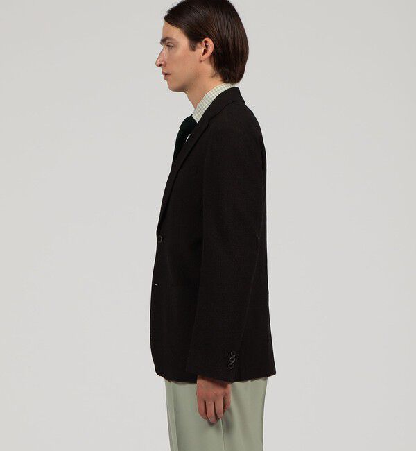 TOMORROWLAND MENS「ウールメッシュ シングルブレステッド2Bジャケット」|テーラードジャケット|