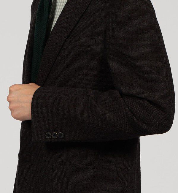 TOMORROWLAND MENS「ウールメッシュ シングルブレステッド2Bジャケット」|テーラードジャケット|