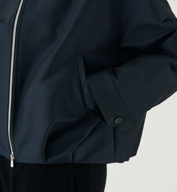 GALERIE VIE「シェイプメモリーウェザー タックヘムブルゾン」|ブルゾン・スタジャン|