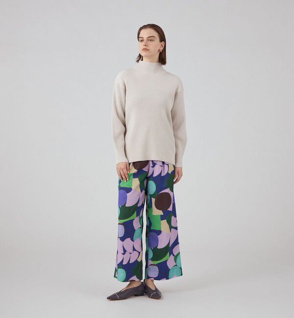 Ballsey「ウールポリエステルストレッチリブ ハイネックプルオーバー」|ニット・セーター|