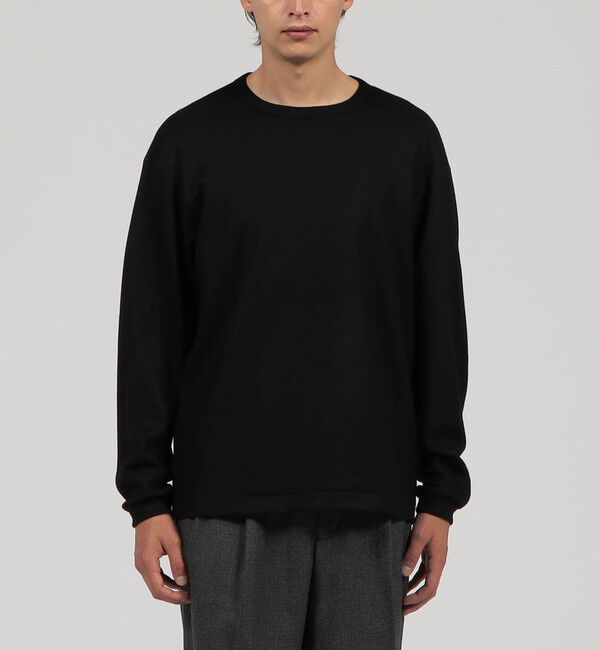 TOMORROWLAND MENS「ウールジャージー クルーネックカットソー」|Tシャツ・カットソー|