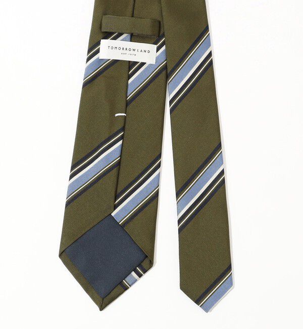 TOMORROWLAND GOODS「TOMORROWLAND シルク レジメンタルネクタイ」|ネクタイ・蝶ネクタイ|