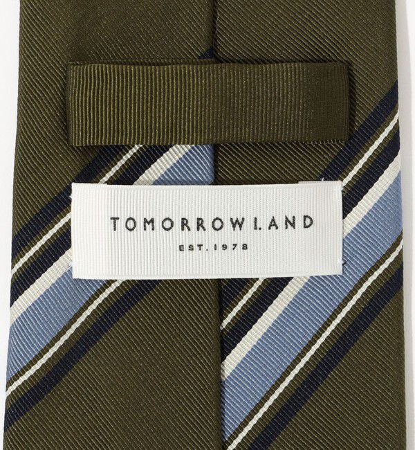 TOMORROWLAND GOODS「TOMORROWLAND シルク レジメンタルネクタイ」|ネクタイ・蝶ネクタイ|