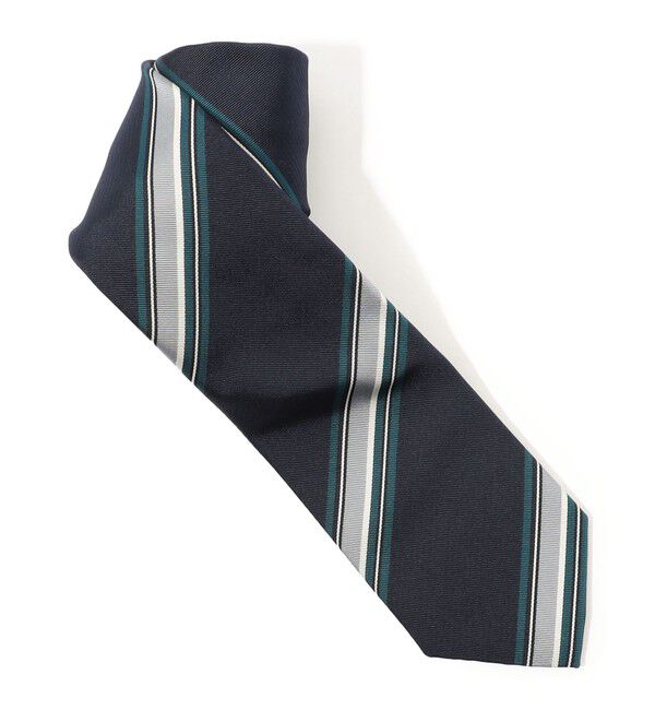 TOMORROWLAND GOODS「TOMORROWLAND シルク レジメンタルネクタイ」|ネクタイ・蝶ネクタイ|68 ネイビー系