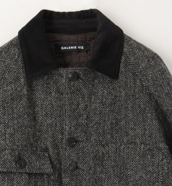 GALERIE VIE「ヘリンボーンツイード カバーオールジャケット」|その他|