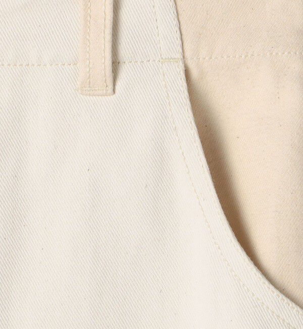 MACPHEE「ピグメントドリルクロス Iラインスカート」|タイト|