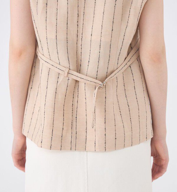 MACPHEE「ダブルカバーリネン ジレ」|ベスト・ジレ|