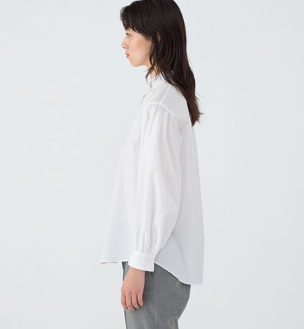 TOMORROWLAND collection「200/2スーピマローン ファインタックギャザーブラウス」|シャツ・ブラウス|